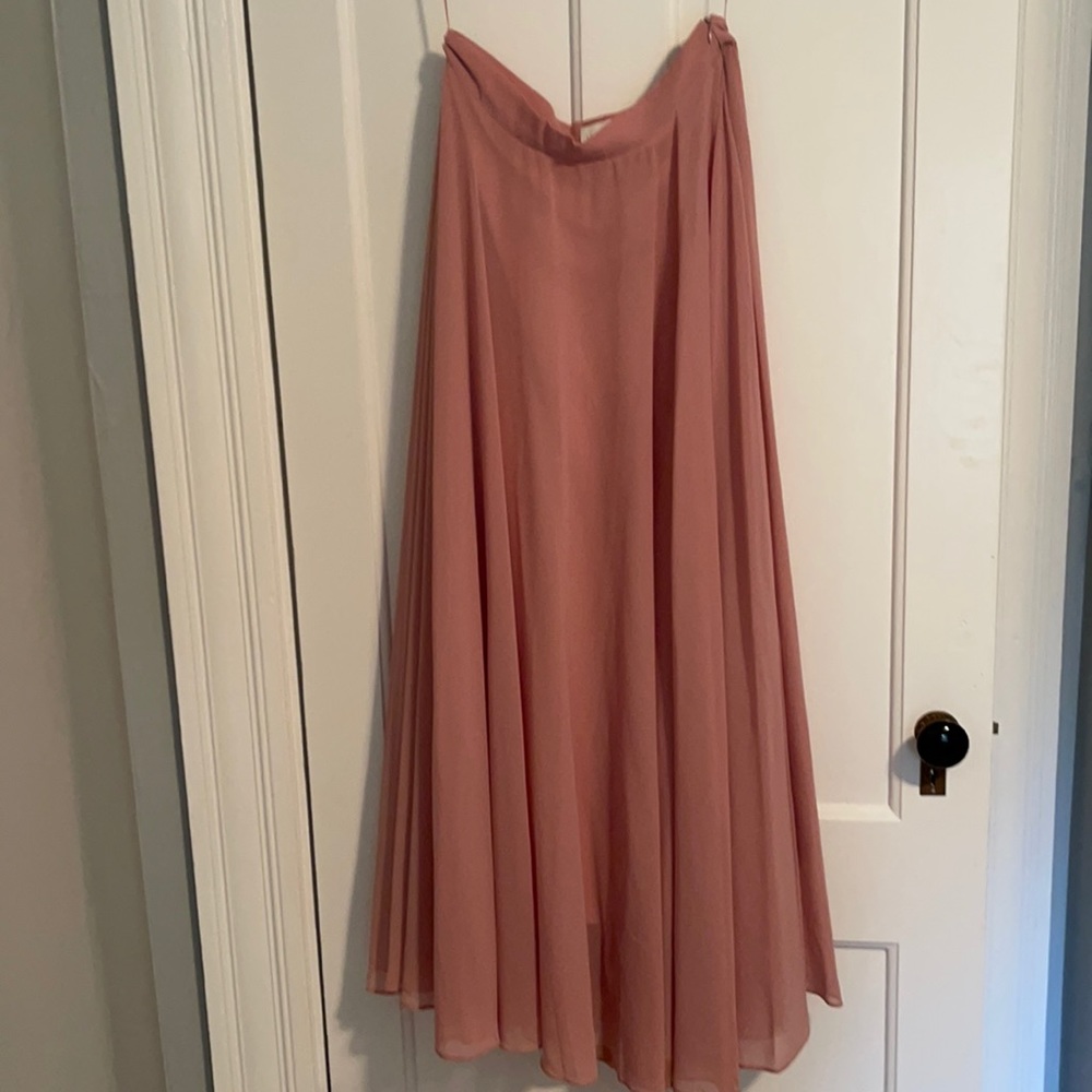 Blush Chiffon Skirt